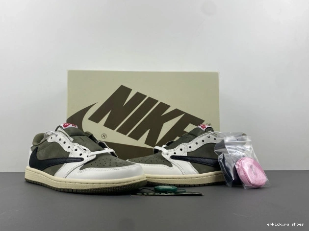 Cheap DM7866-200 1 JORDAN LOW SCOTT MEDIUM X OG AIR OLIVE TRAVIS 0825